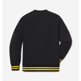 Men's Big Deal Brewing Script Crossover Crewneck Sweater BARSTOOL