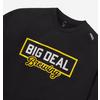 Men's Big Deal Brewing Script Crossover Crewneck Sweater