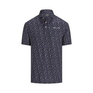 Men's Airflow Printed Floral Short Sleeve Polo
