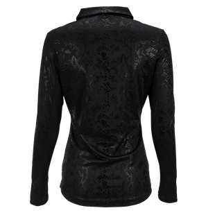 Women's Balance Print Long Sleeve Polo Plus LOPEZ