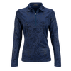 Women's Balance Print Long Sleeve Polo Plus