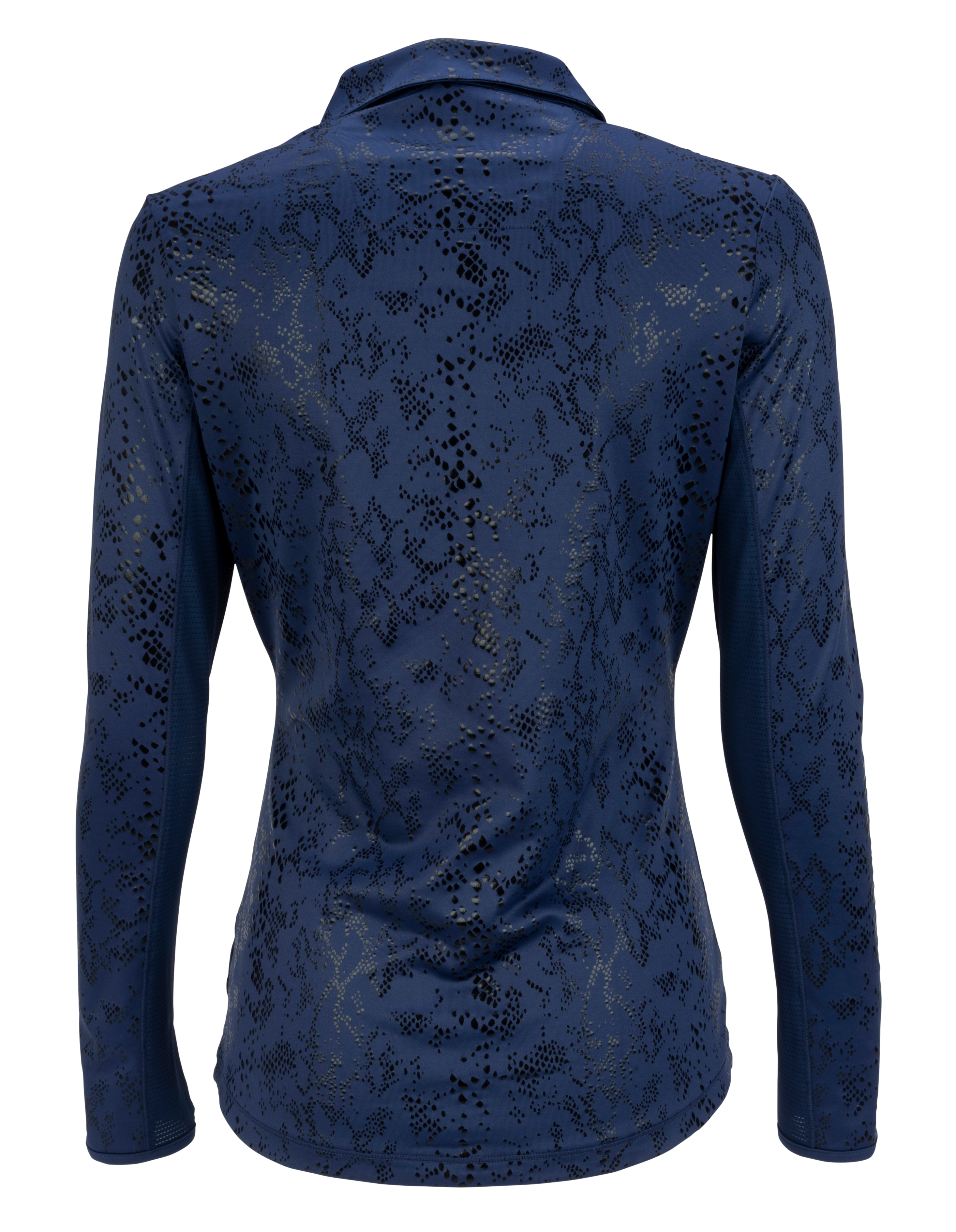 Women's Balance Print Long Sleeve Polo Plus