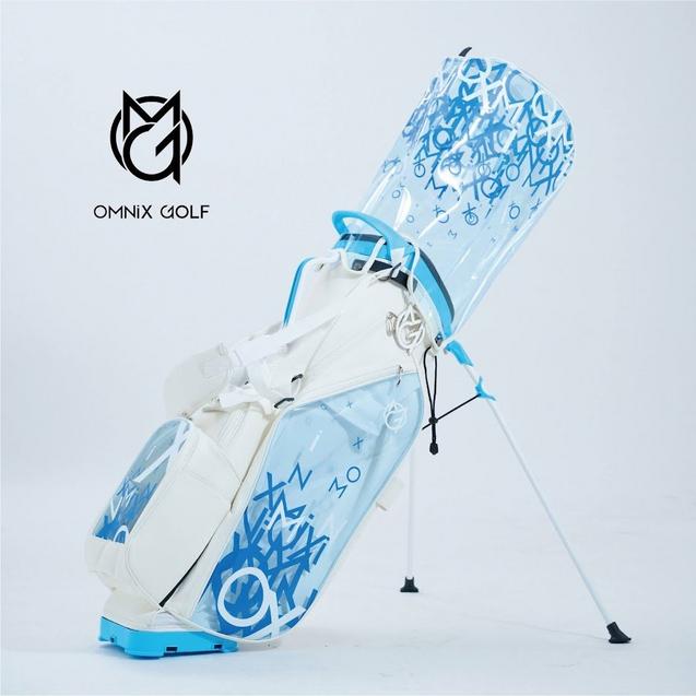 Soaring Whale Stand Bag | OMNIX | Golf Bags | Men's | WHITE/BLUE 