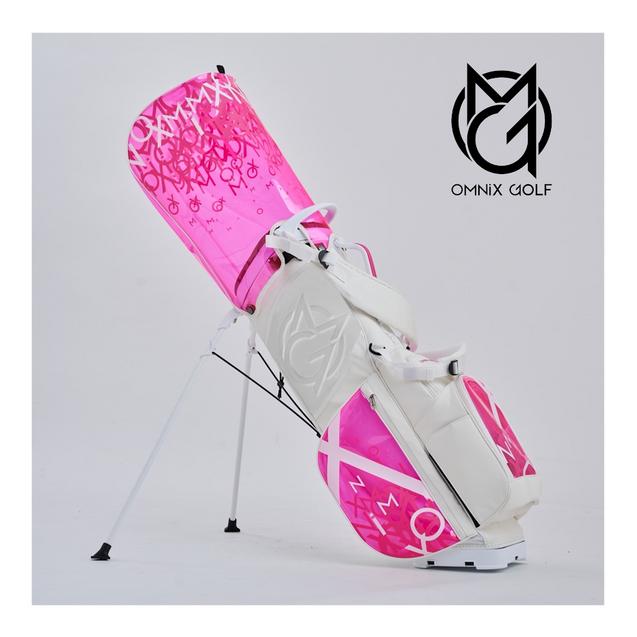 Flamingo Waltz Stand Bag | OMNIX | Golf Bags | Men's | WHITE Flamingo Waltz Stand Bag | OMNIX | Golf Bags | Men's | WHITE