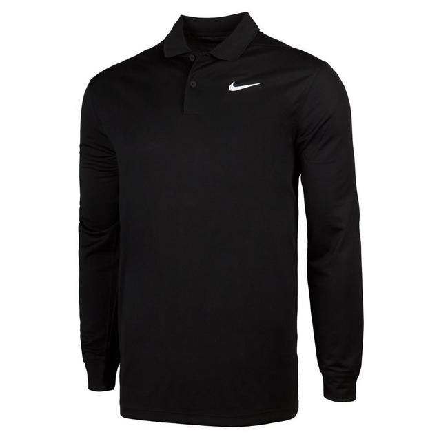 Men's DRI-FIT Victory Solid Long Sleeve Polo, NIKE