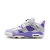 Jordan Retro 6 G NRG Spiked Golf Shoe-Purple/Silver