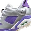 Chaussure Jordan Retro 6 G NRG à crampons - Violet/Argent