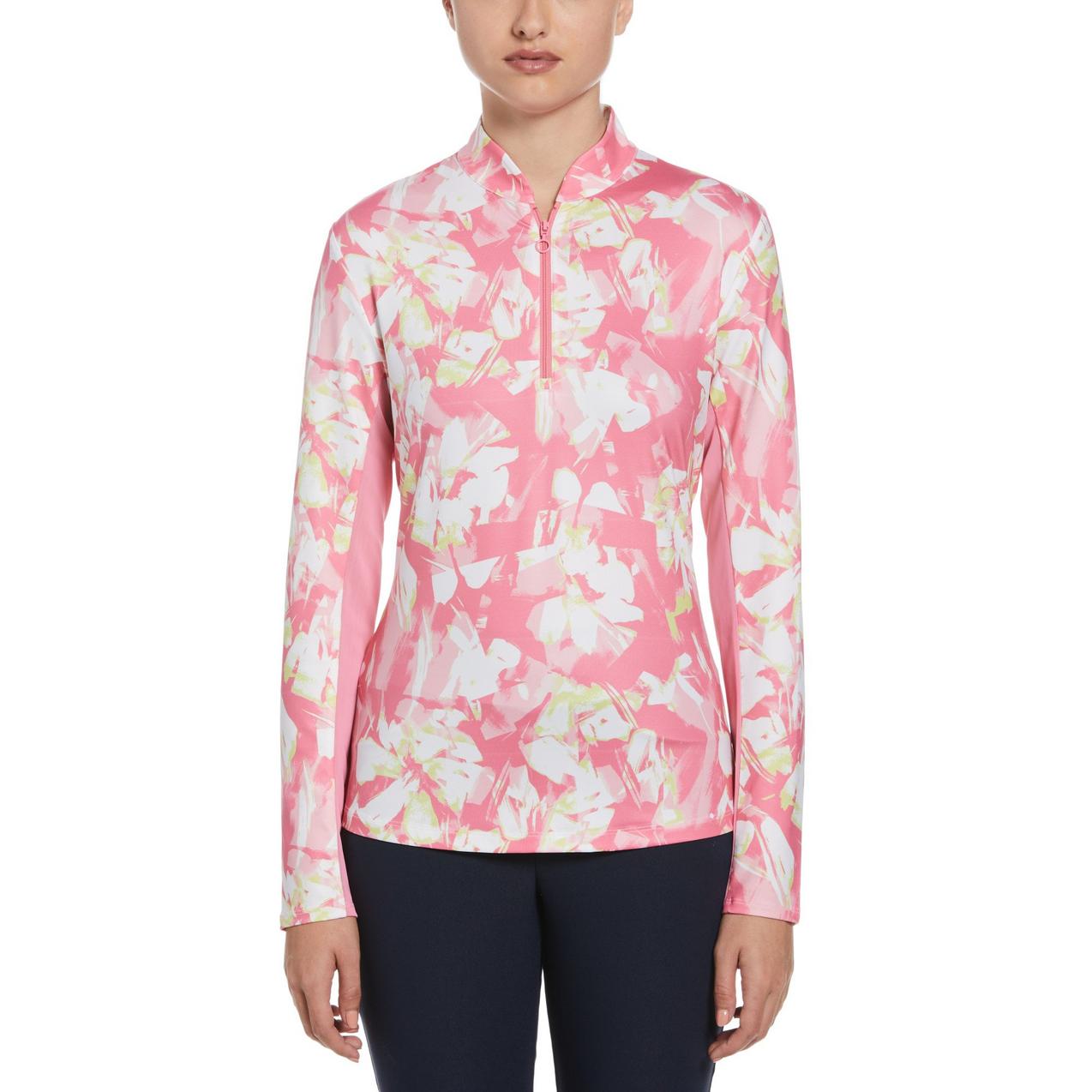 Women's Sun Protection UPF 50 Floral Print Longsleeve Top