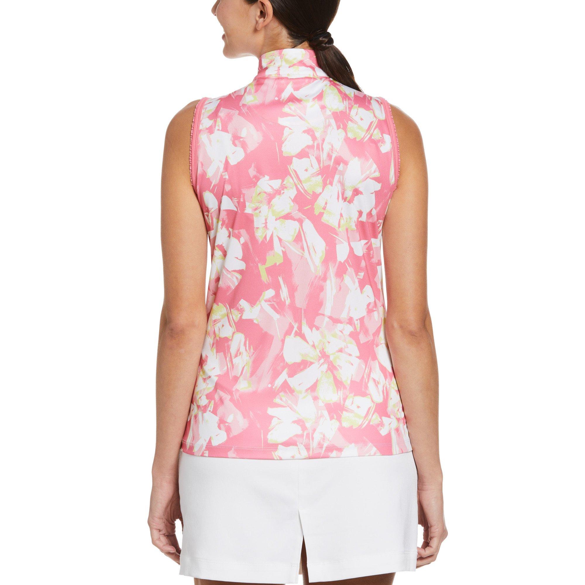 Women's Fragmented Floral Sleeveless Top