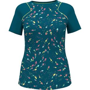 Women's Koi Print Short Sleeve Top