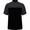 NOIR/GRIS | Polo Airflux à blocs de couleur pour hommes