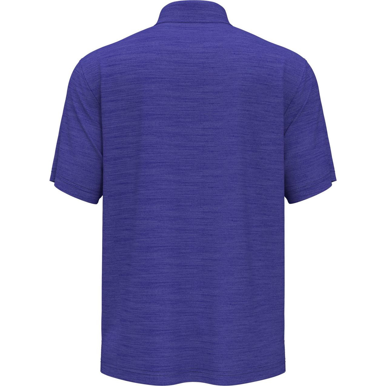 Men's Asymmetric Space Dye Short Sleeve Polo