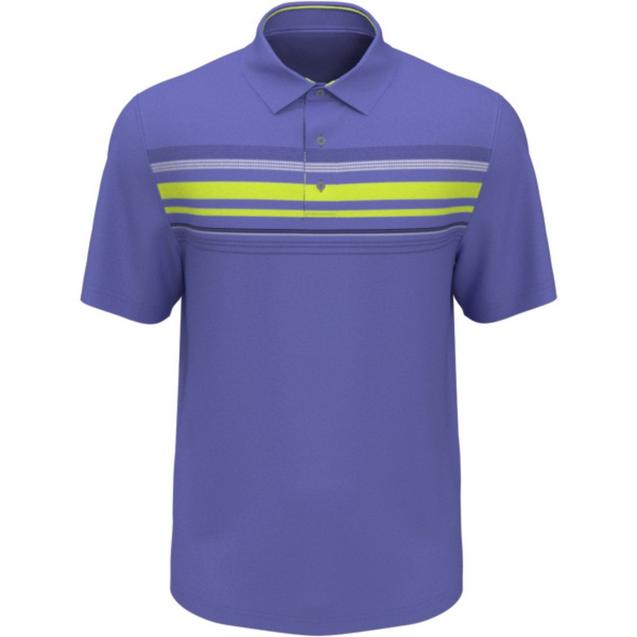 Men's Chest Stripe Short Sleeve Polo