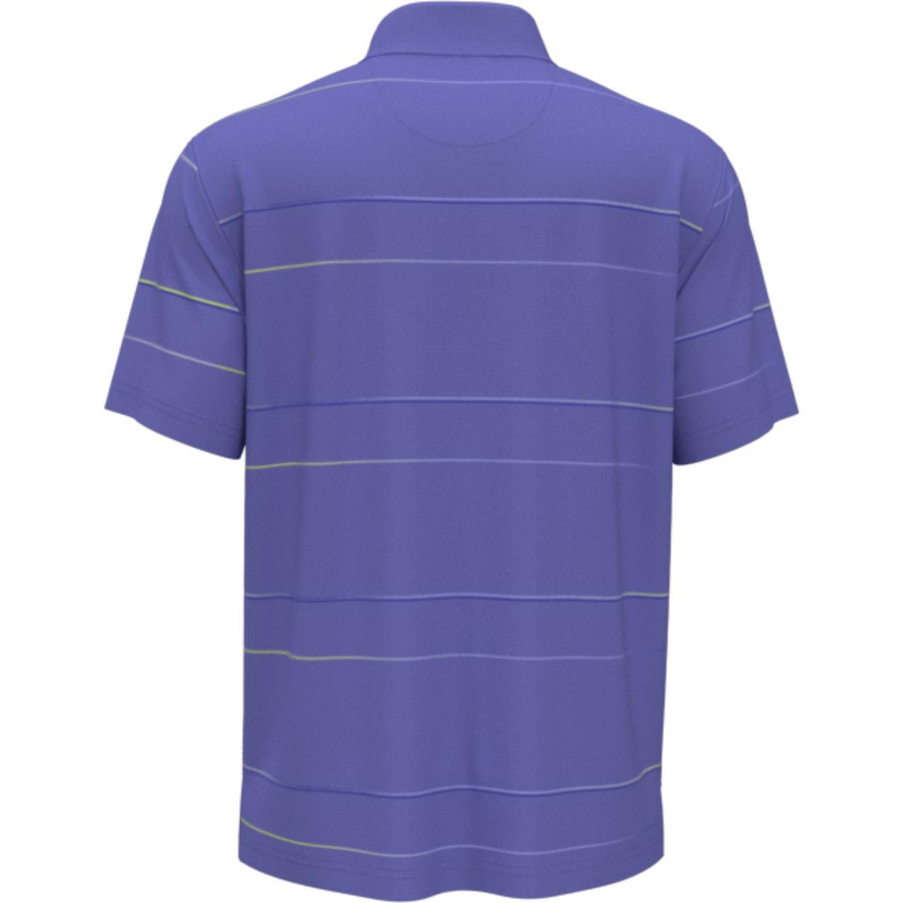 Men's Gradient Stripe Short Sleeve Polo