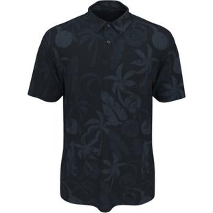 Men's Tropical Print Short Sleeve Polo