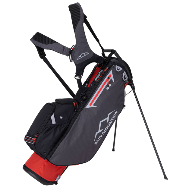 SUN MOUNTAIN THREE.5 ゴルフバッグ Product Display Sun Mountain Three 5 DLX Stand Bag at