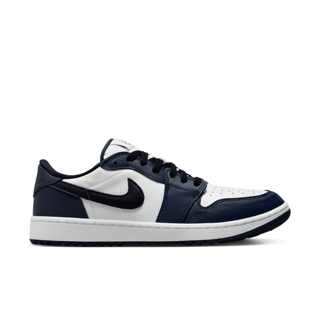 Chaussures Air Jordan 1 Low G sans crampons - Blanc/Marine NIKE