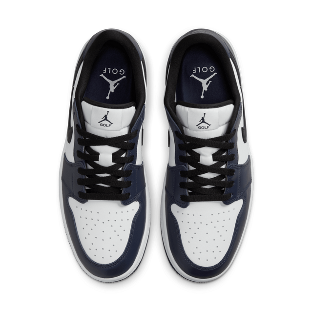 Air Jordan 1 Low G Spikeless Golf Shoe - White/Navy | NIKE | Golf 