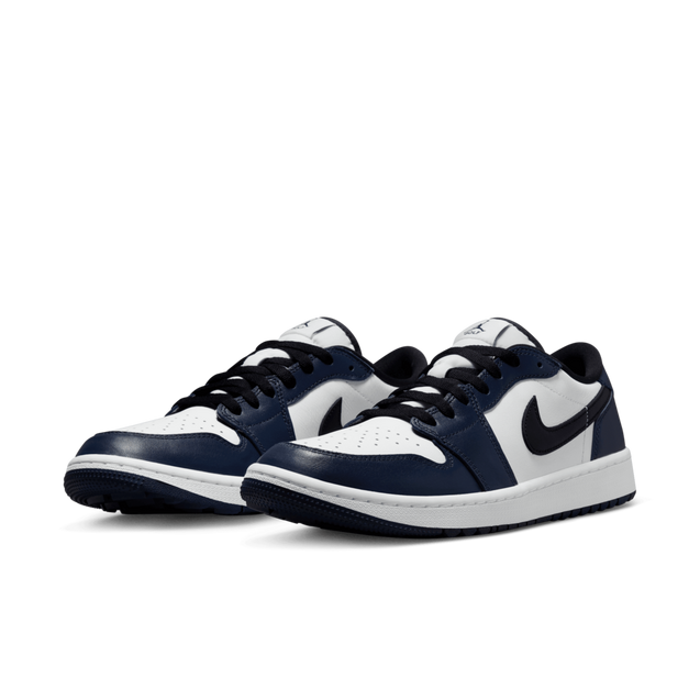 Air Jordan 1 Low G Spikeless Golf Shoe - White/Navy | NIKE | Golf