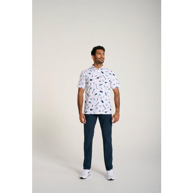 Men's Yard Sale Short Sleeve Polo BAD BIRDIE
