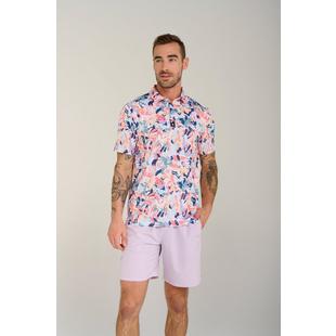 Men's In Bloom Short Sleeve Polo BAD BIRDIE