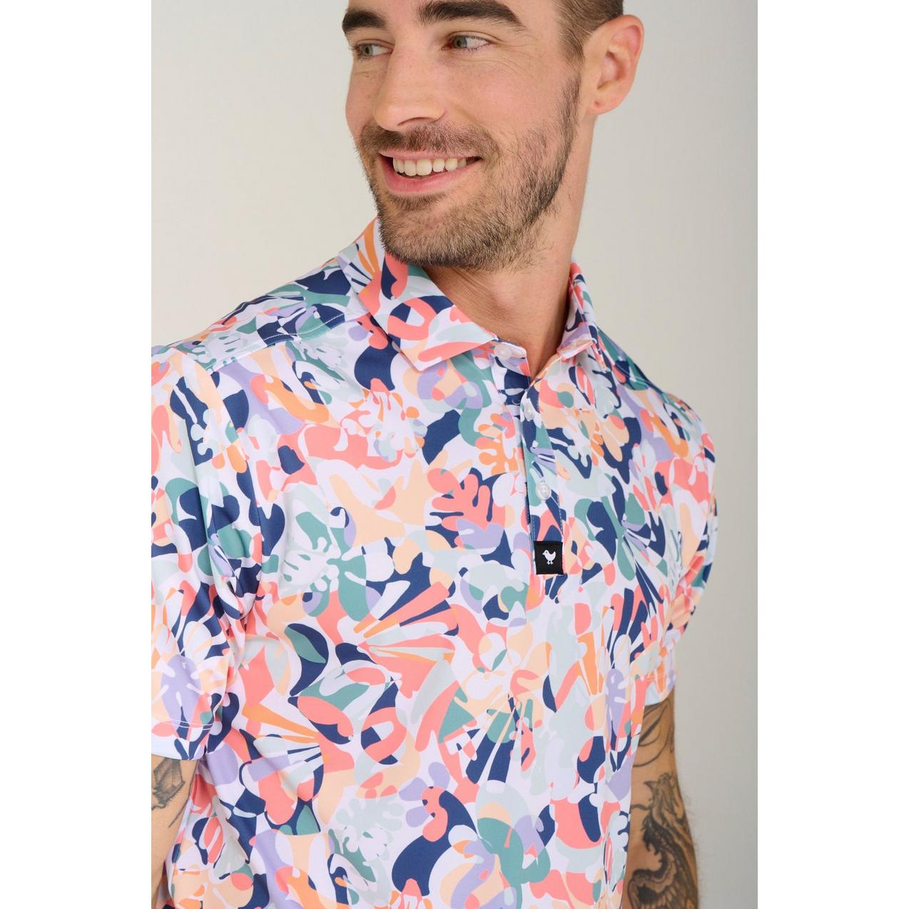 Men's In Bloom Short Sleeve Polo