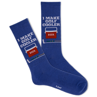 Men's I Make Golf Cooler Active Crew Sock K-BELL