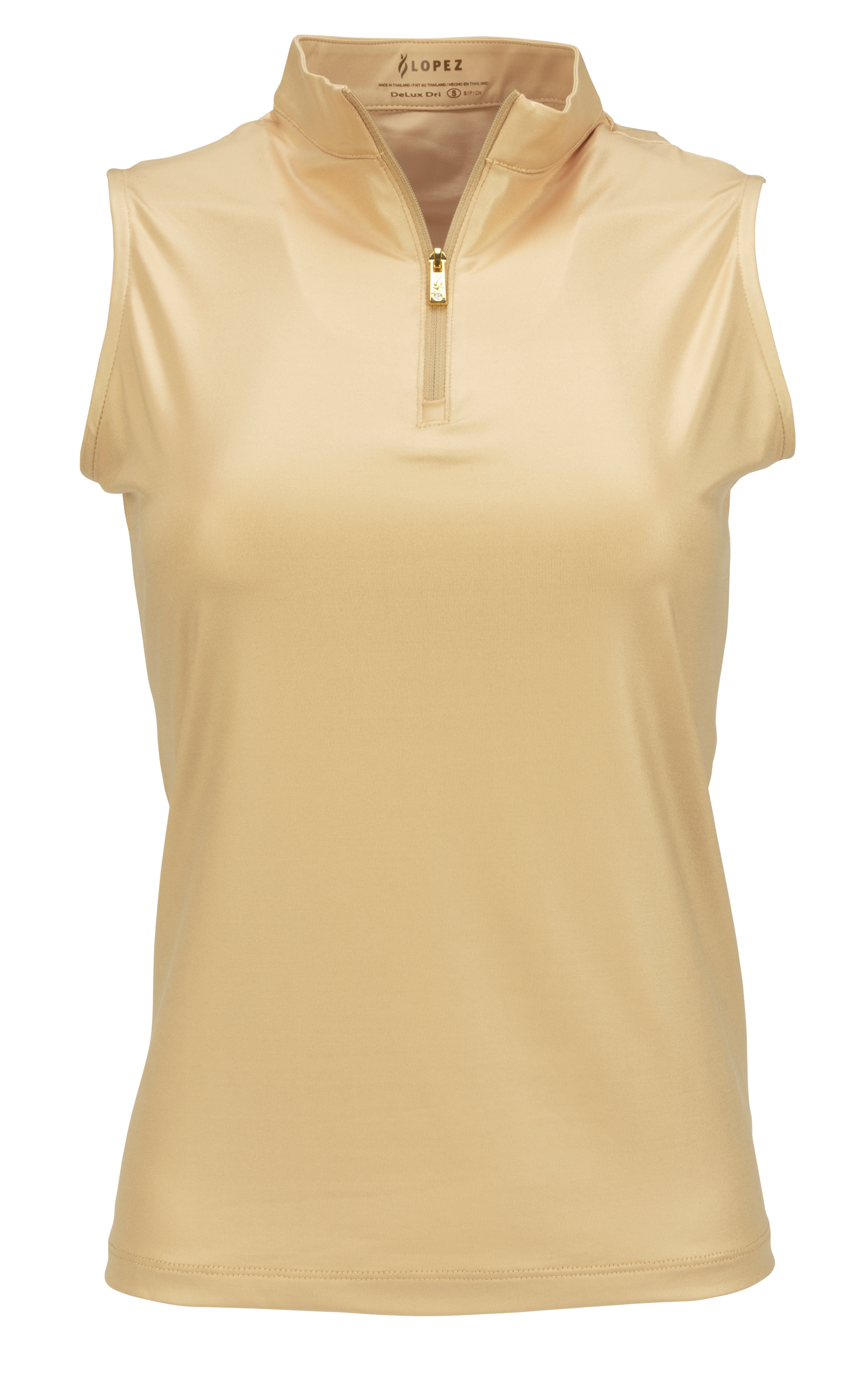 Women's Shine Sleeveless Polo Plus