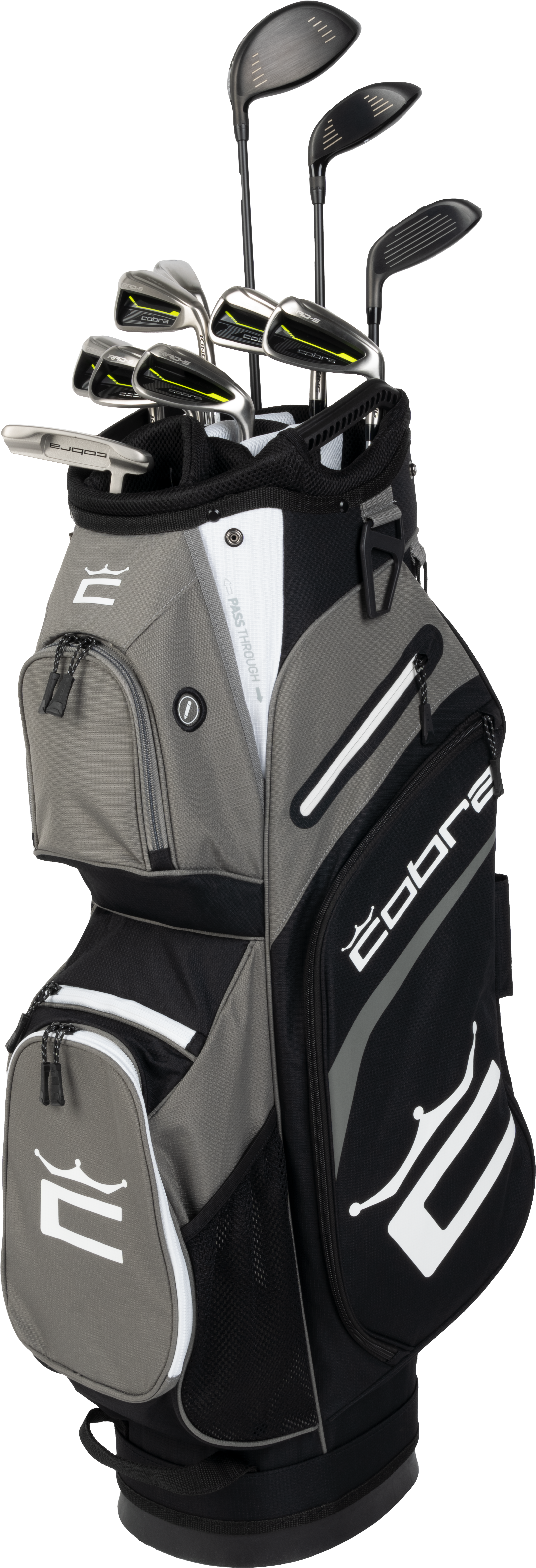 semble Combo pour hommes Cobra T-Rail 3 4H 5H, 6-P avec tiges acier