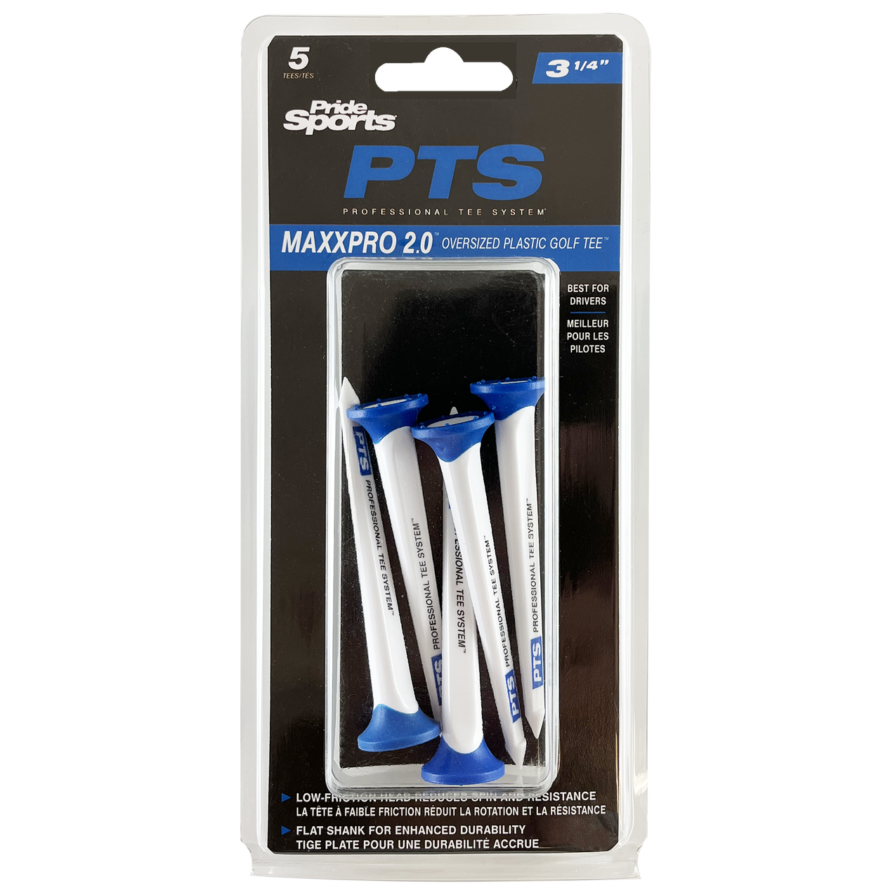 Maxx Pro 2.0 3 1/4 Plastic Tees (5 Count)