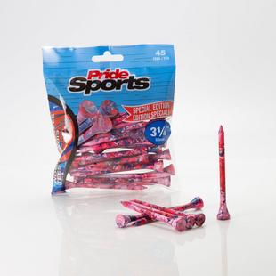 Paint Splatter 3 1/4 Inch Tees - 45 Count PRIDE SPORTS