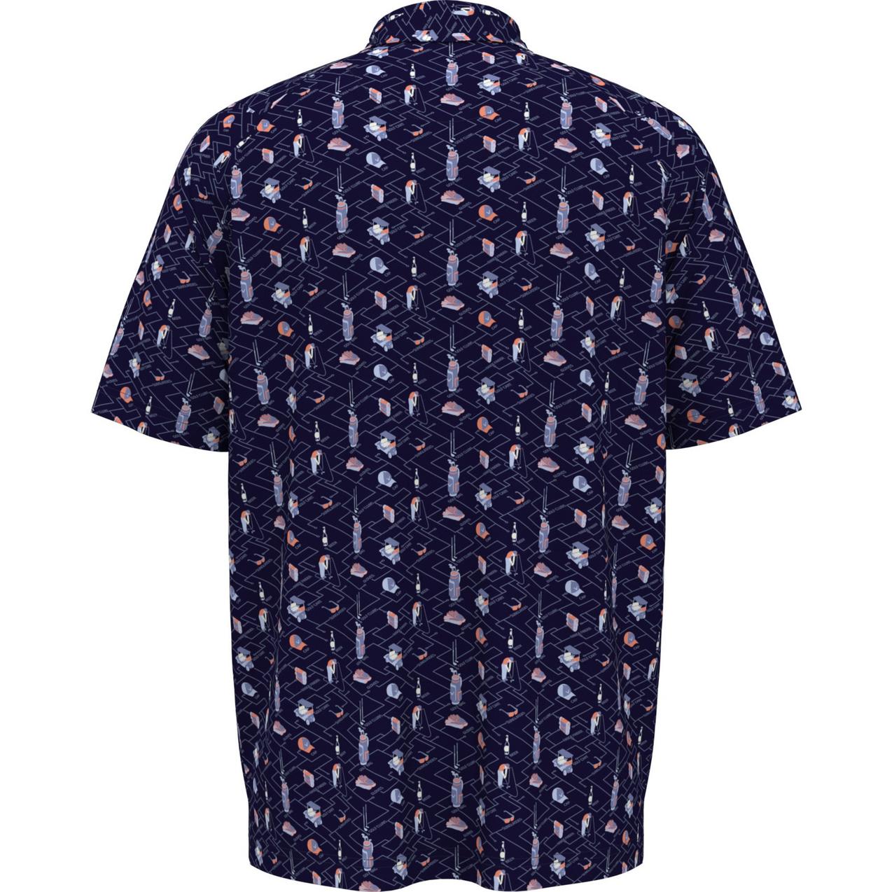 Men's All Over Golf Essentials Short Sleeve Polo