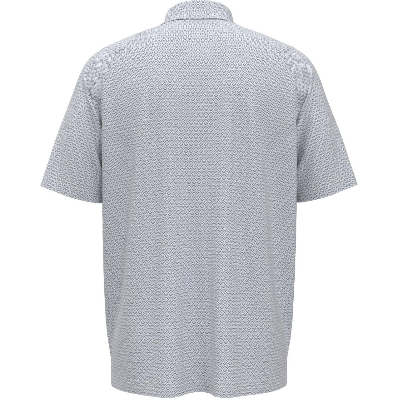 Men's Gradient Chev Print Short Sleeve Polo