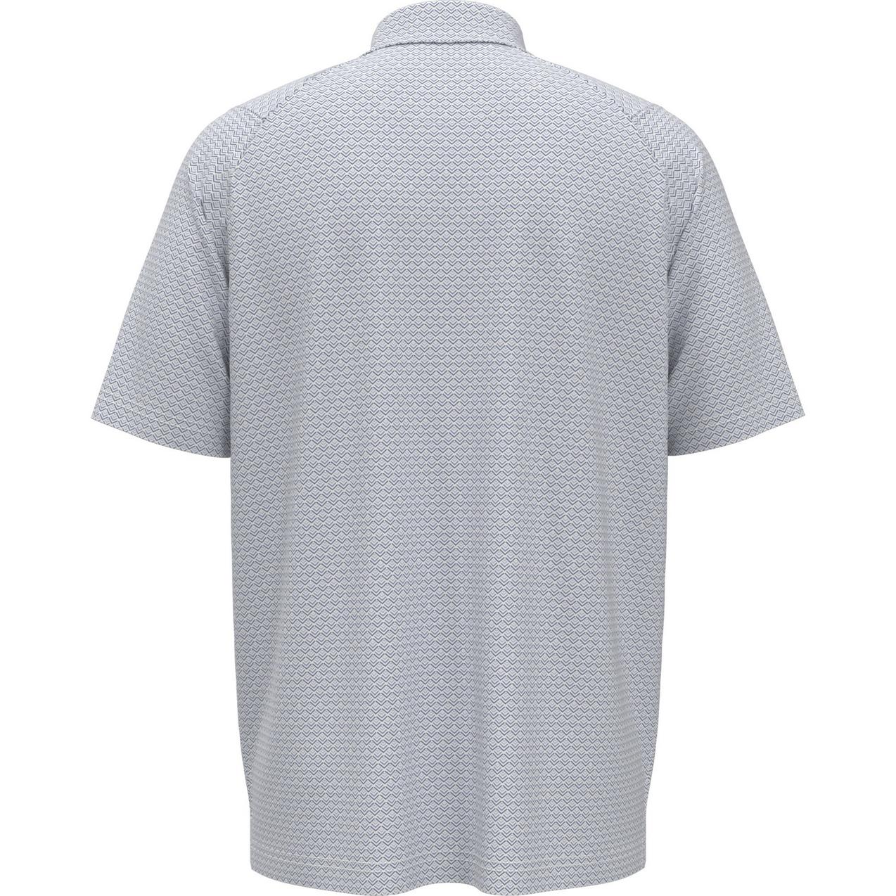 Men's Gradient Chev Print Short Sleeve Polo