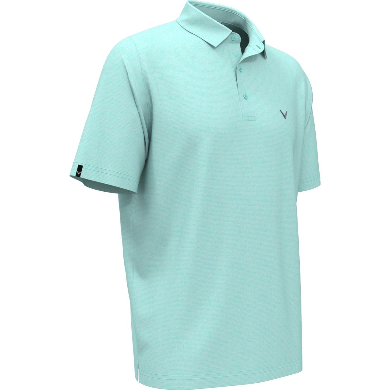 Men's Ventilated Classic Jacquard Short Sleeve Polo