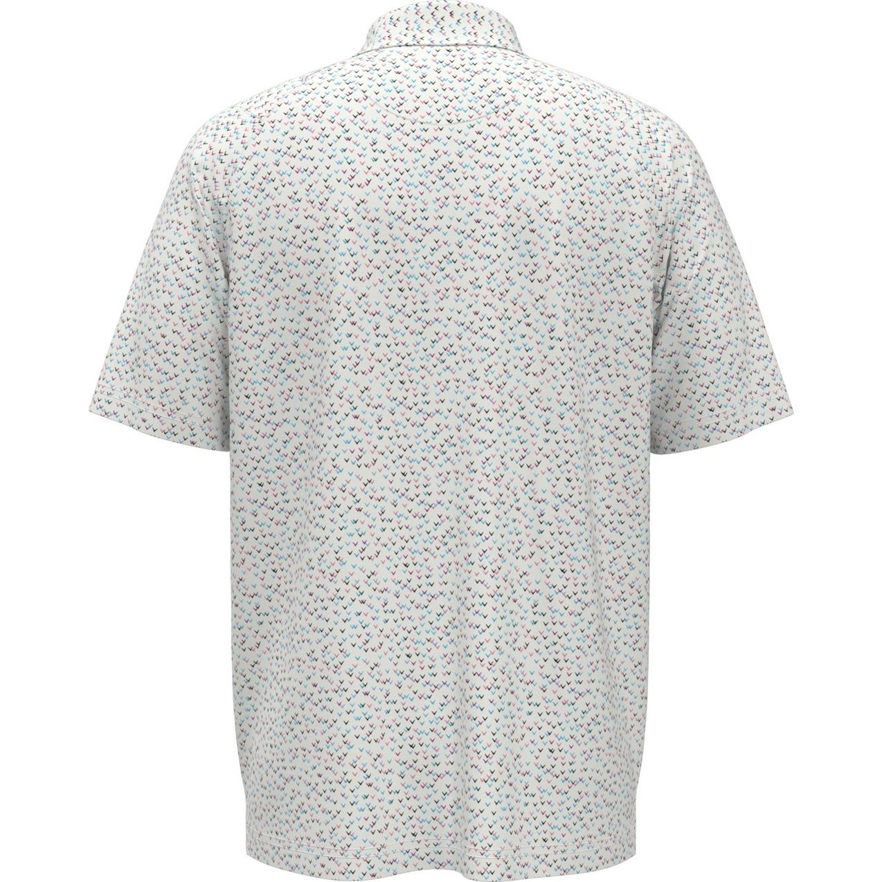 Men's All Over Chev Confetti Short Sleeve Polo