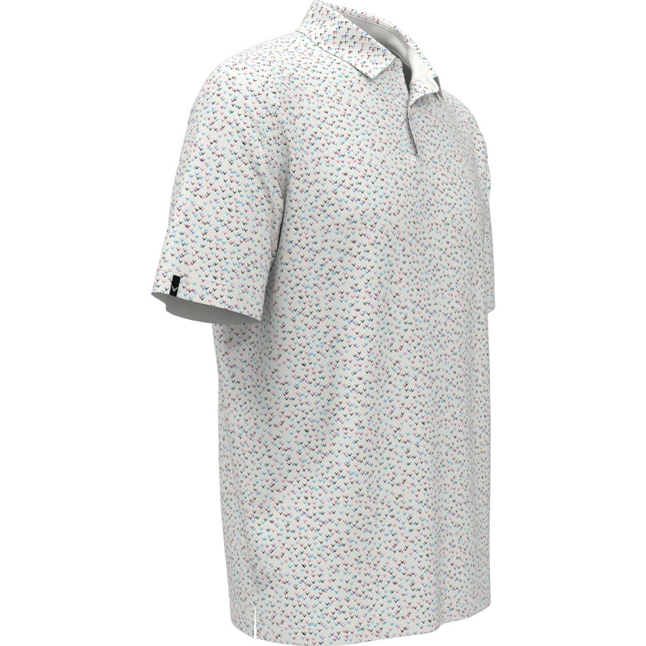 Men's All Over Chev Confetti Short Sleeve Polo