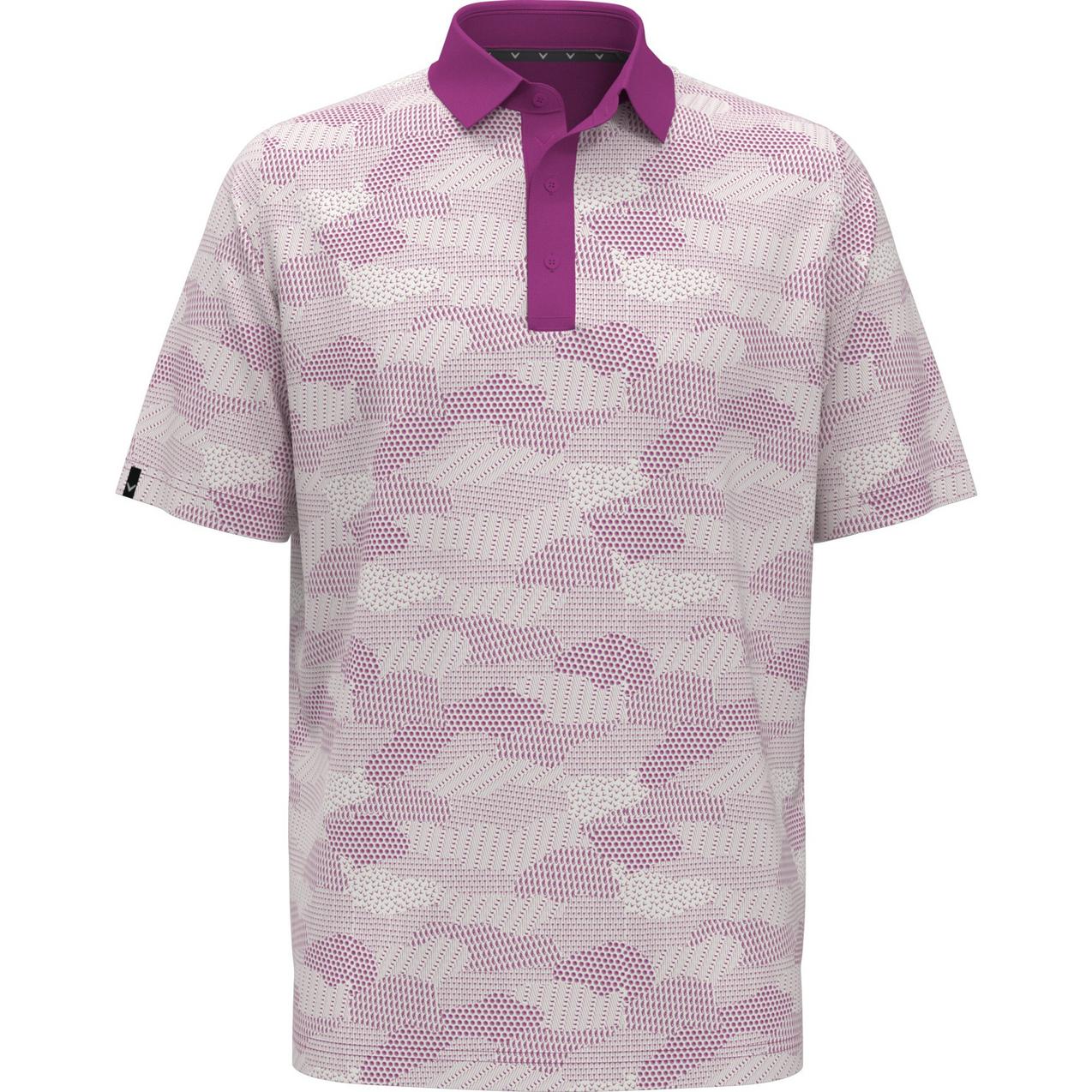 Men's All Over Golf Cluster Short Sleeve Polo