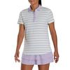 Women's Stripe Short Sleeve Polo