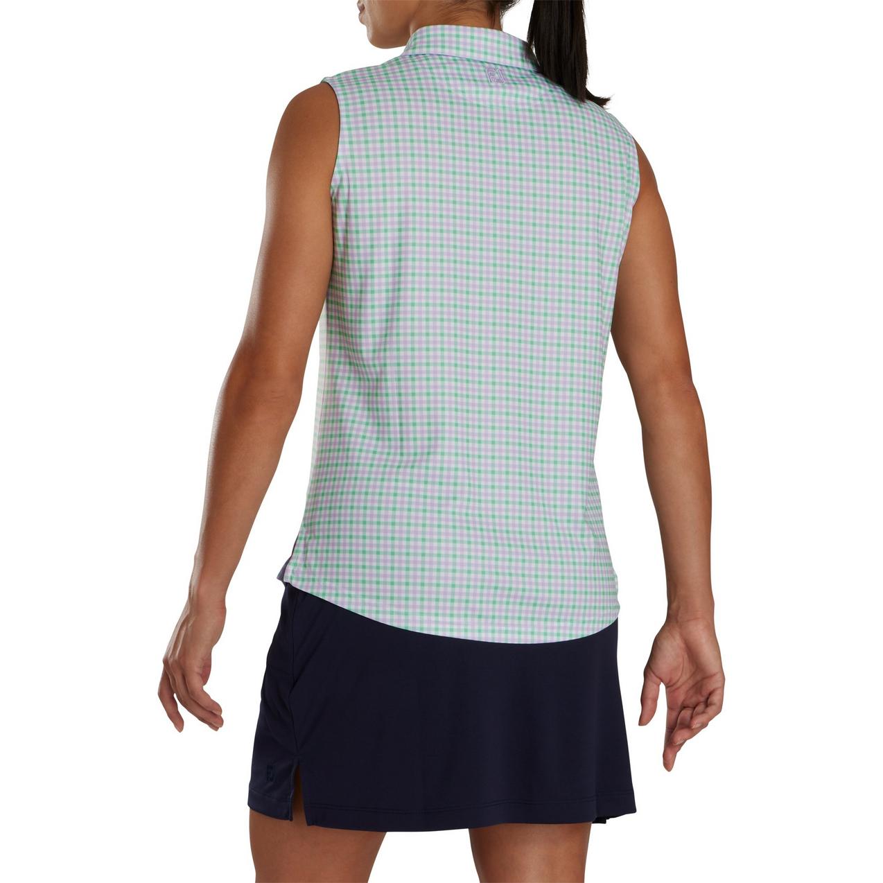 Women's Gingham Sleeveless Top