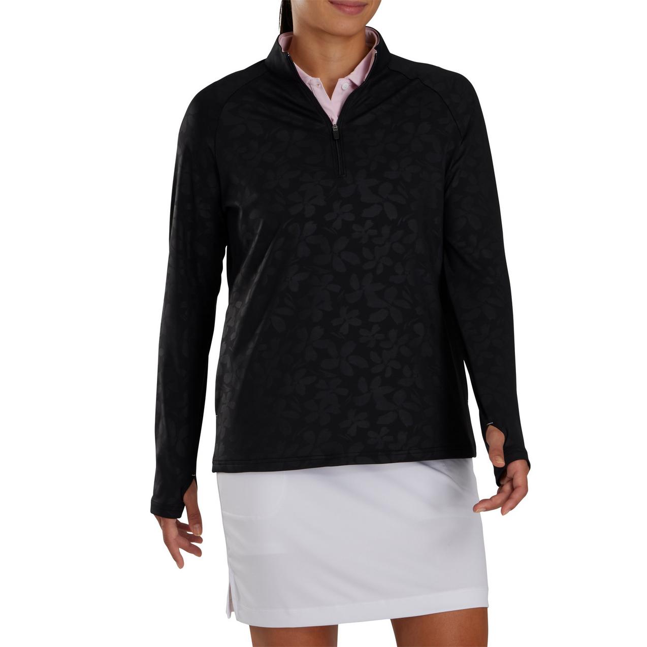 Women's Embossed 1/4 Zip Midlayer