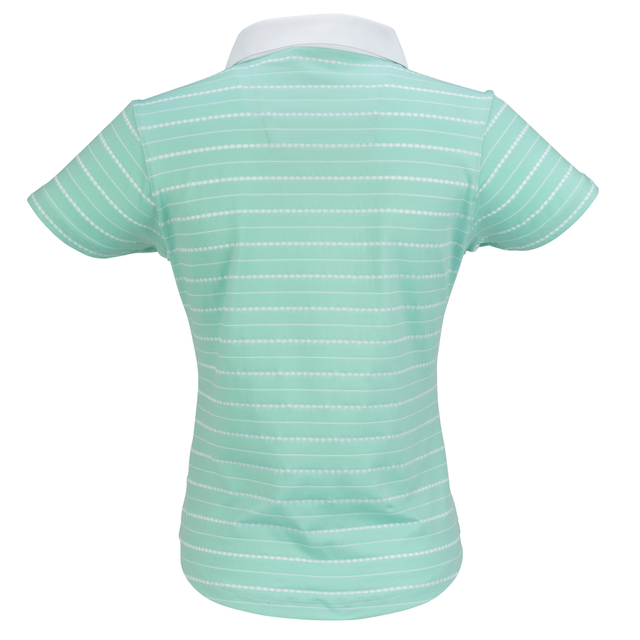 Women's Point Print Short Sleeve Polo