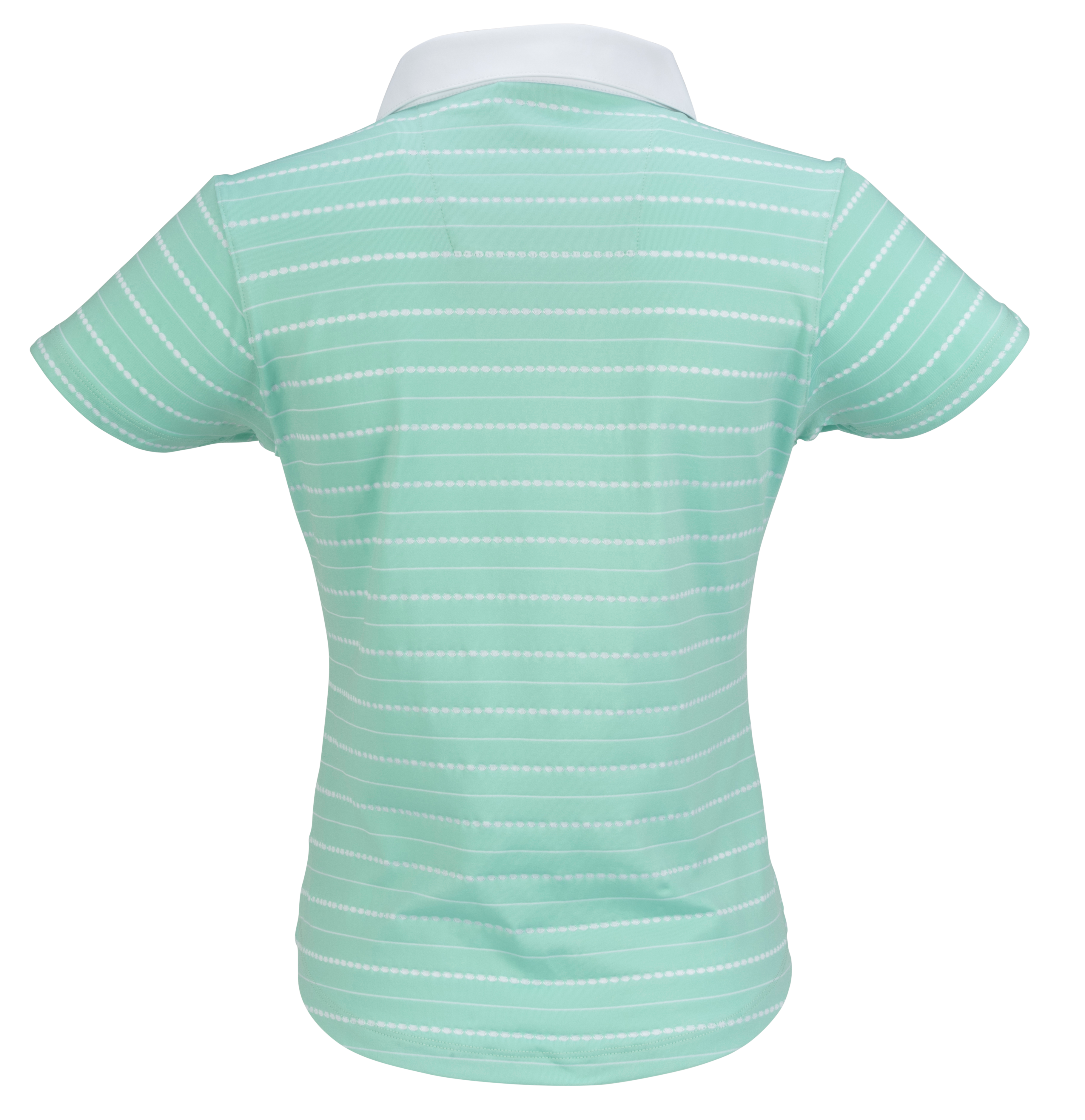 Women's Point Print Short Sleeve Polo Plus