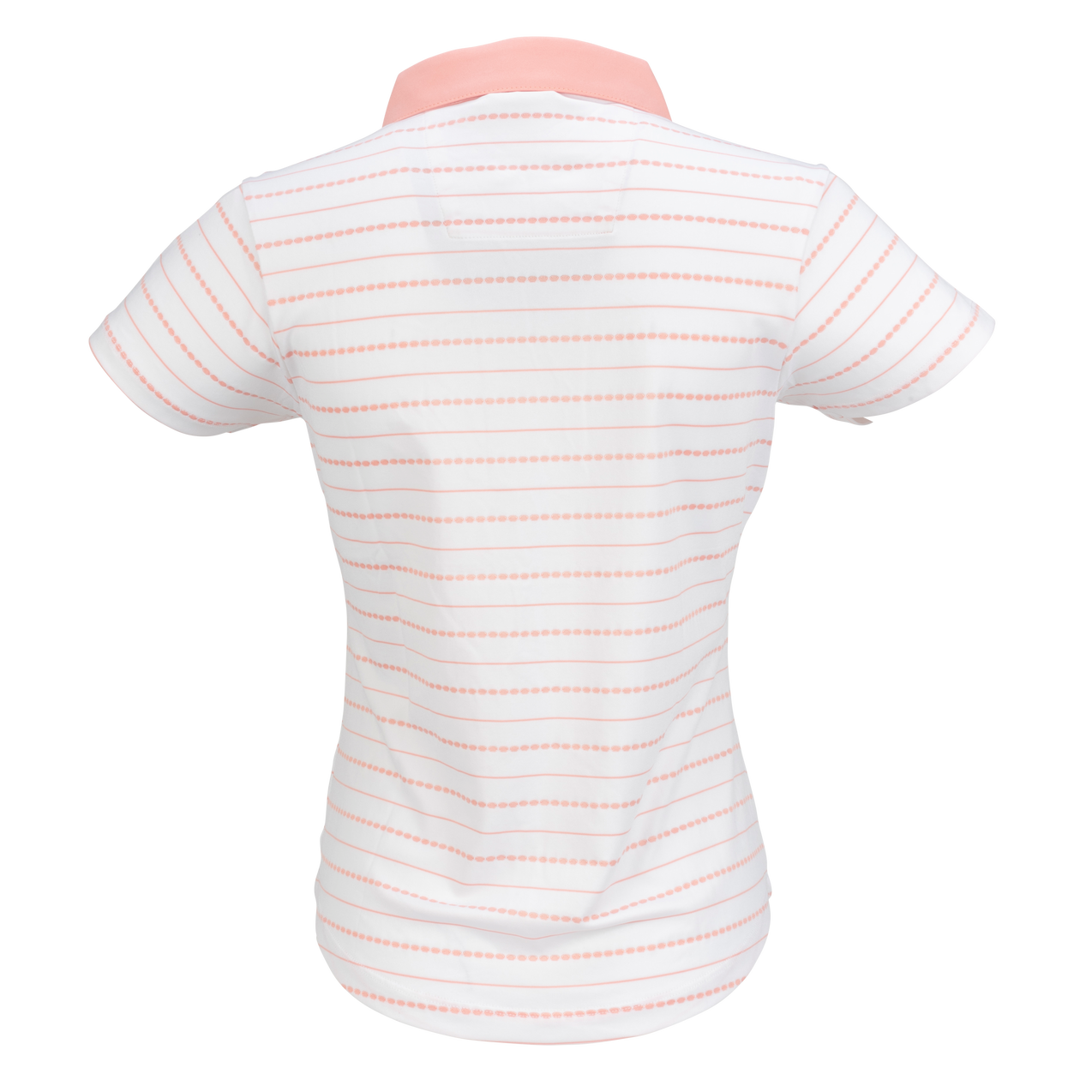 Women's Point Print Short Sleeve Polo Plus