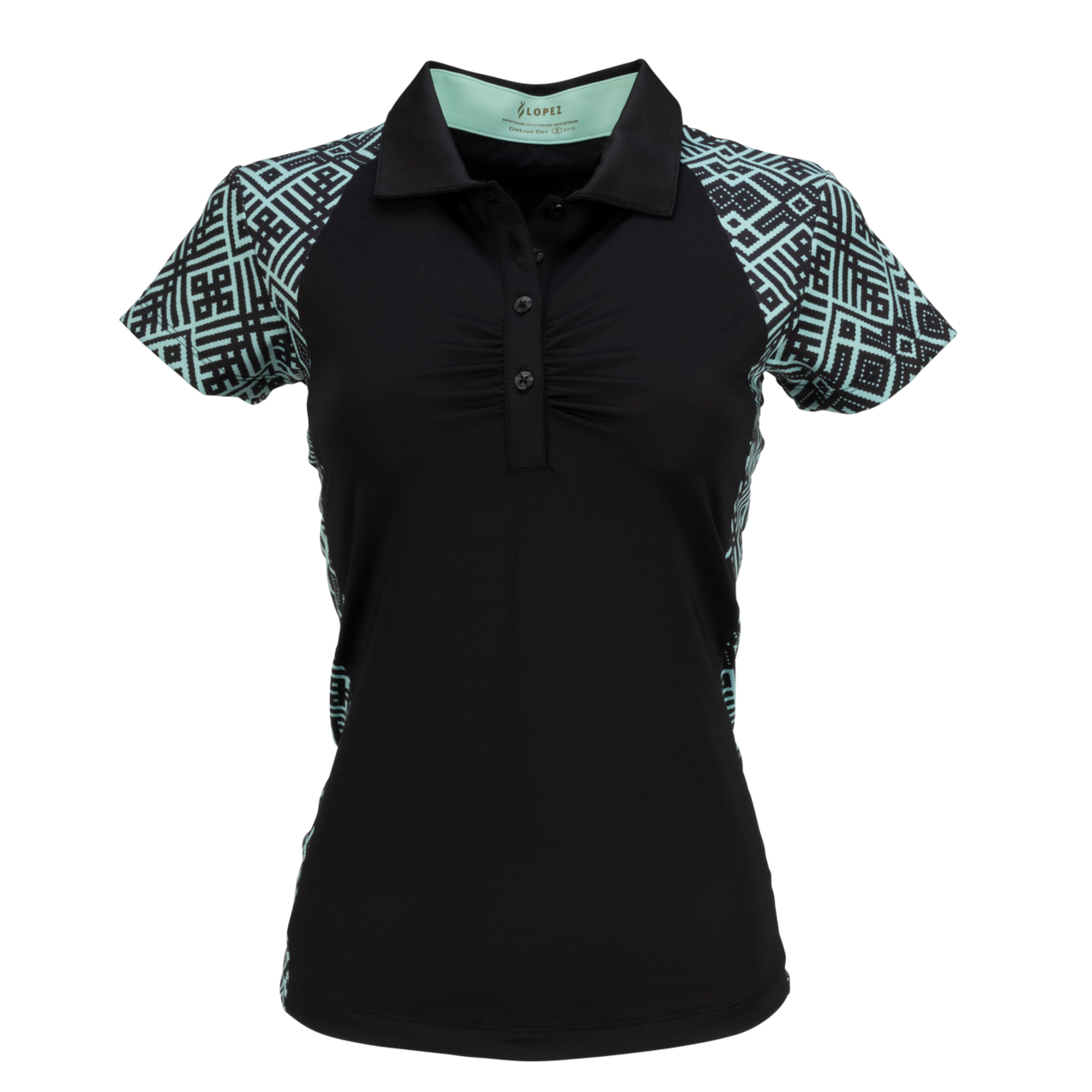 Women's Sol Print Short Sleeve Polo