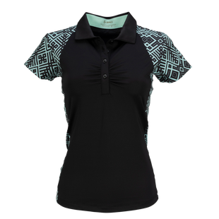 Women's Sol Print Short Sleeve Polo