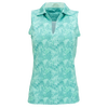 Women's Sonora Print Sleeveless Polo Plus