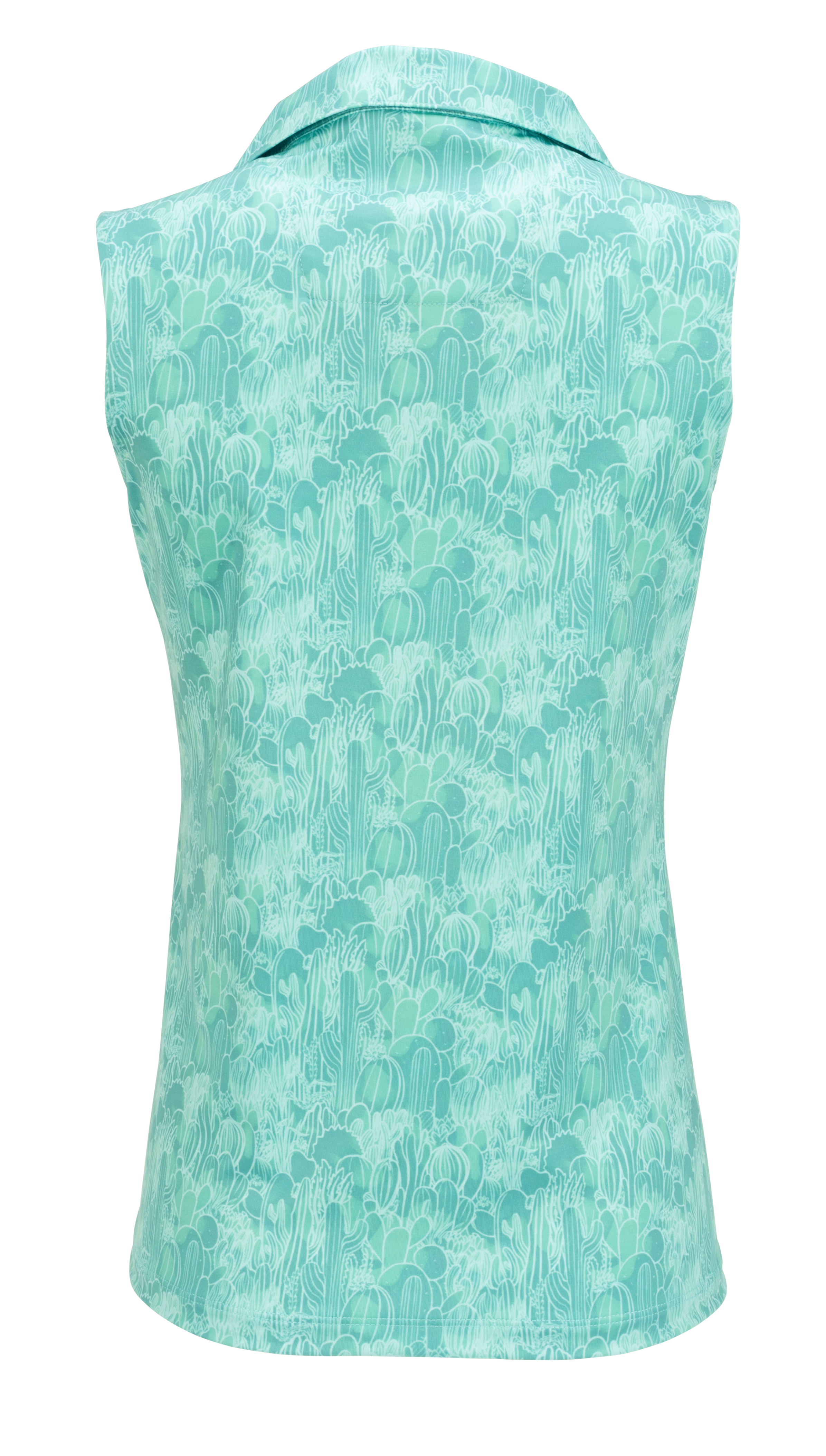 Women's Sonora Print Sleeveless Polo Plus