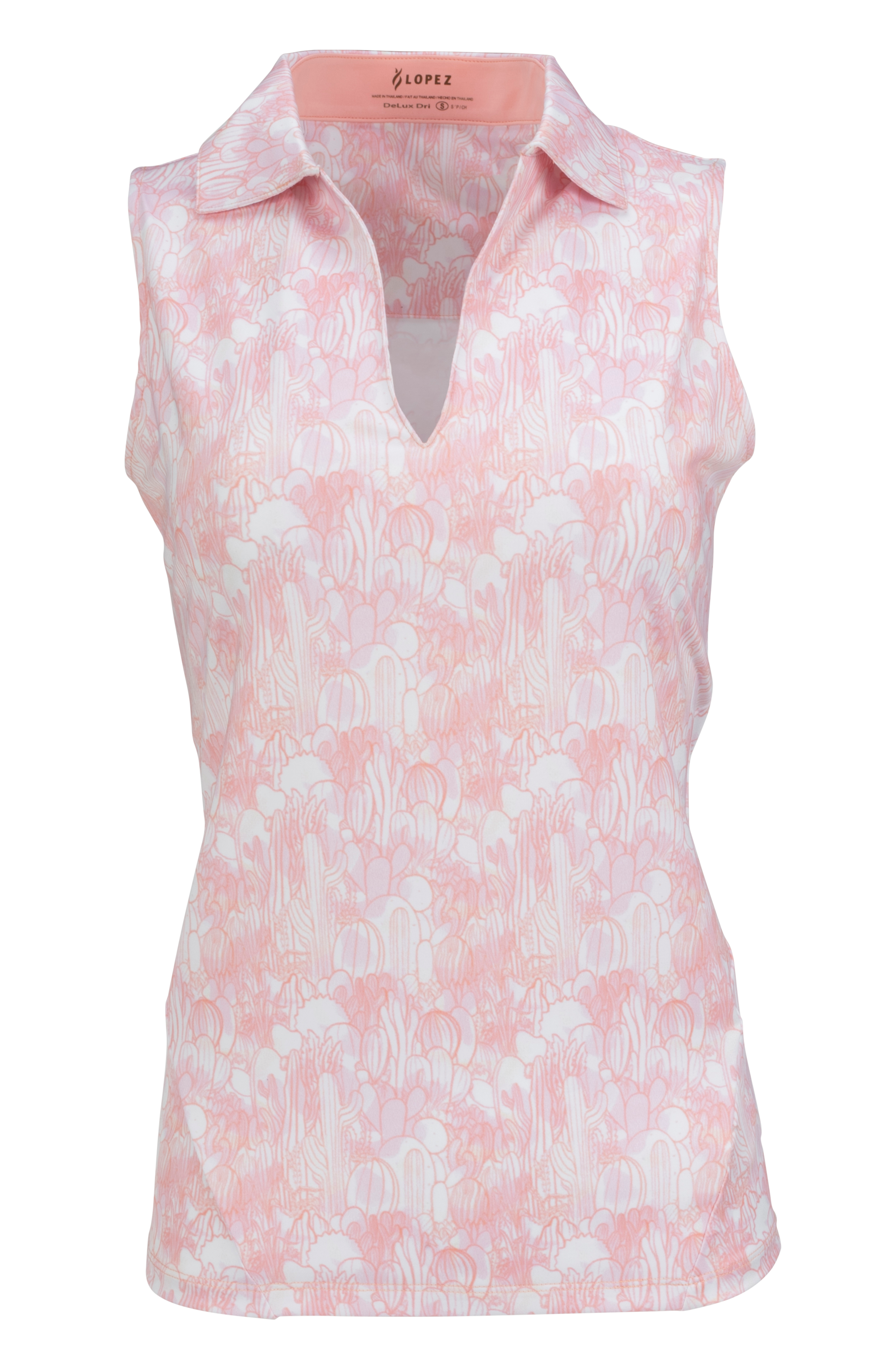 Women's Sonora Print Sleeveless Polo