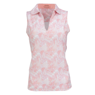 Women's Sonora Print Sleeveless Polo